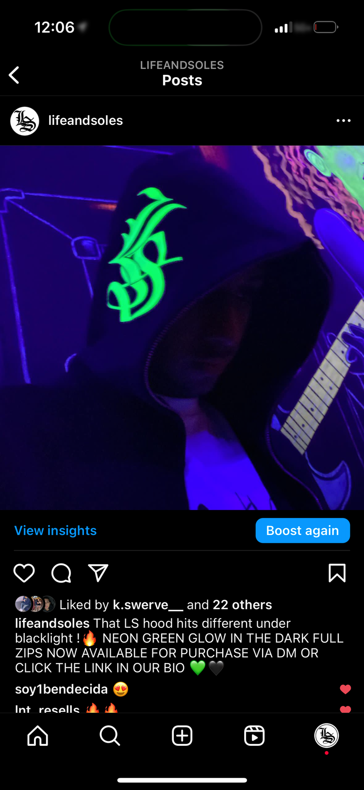 LS Glow Full Zip Hoodie