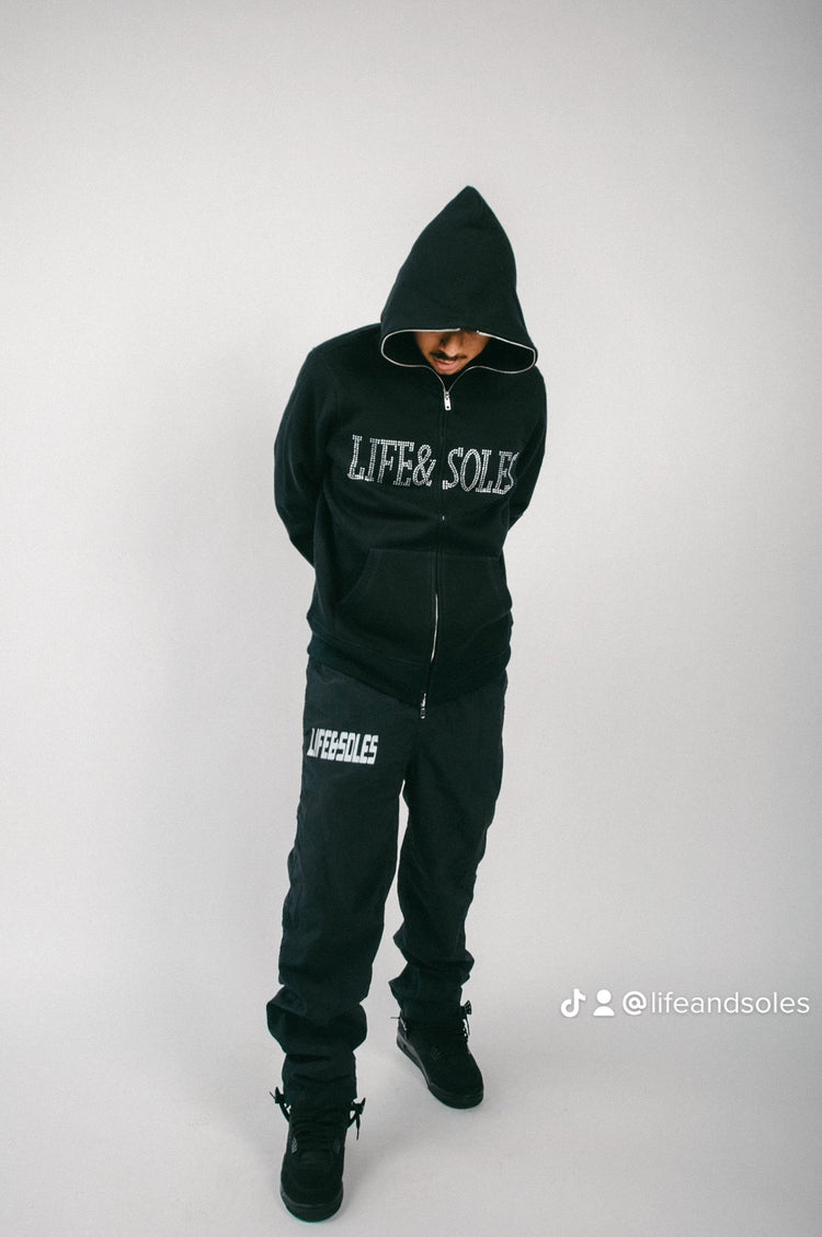 Reflective Logo Nylon Pants