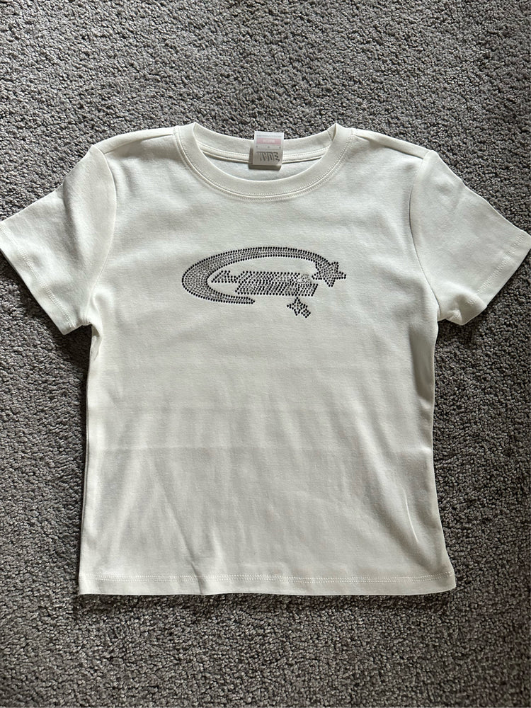 Cropped Shooting Star Tee