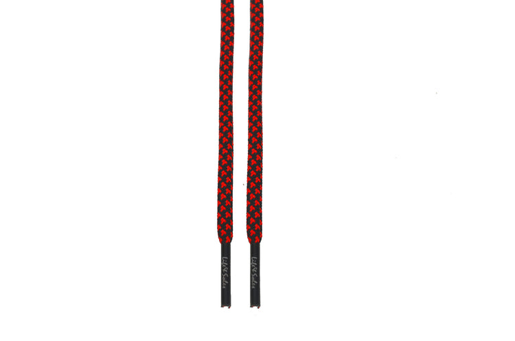 Black & Red Rope Shoelaces