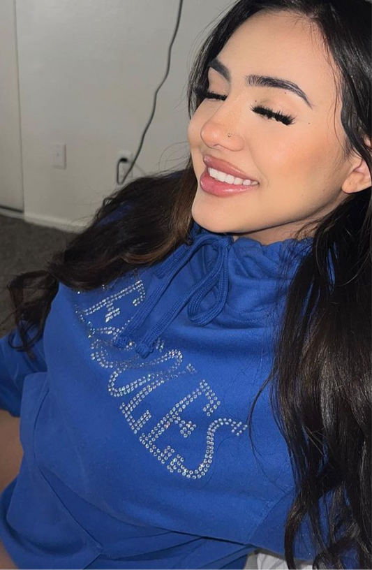Rhinestone Pullover Hoodies