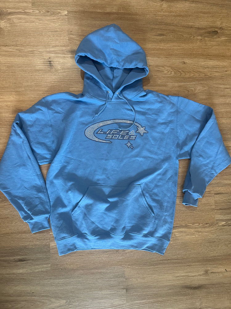 FREE Powder Blue Pullover Hoodie Large