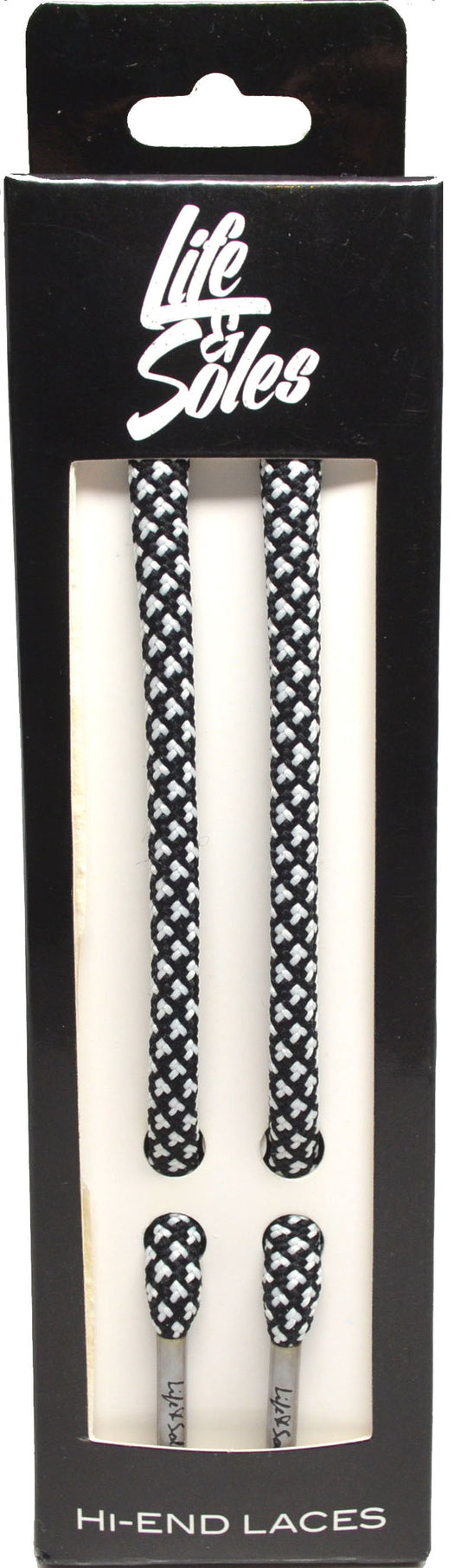 Black & White Rope Shoelaces
