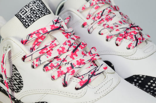 Cherry Blossom Flat Shoelaces